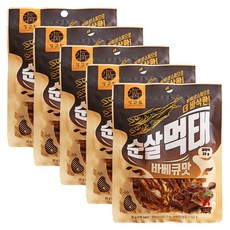 강고집 순살먹태 바베큐맛 30g 바삭 구운 먹태, 5개