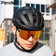 펜디오 아시안핏 케이든 자전거 헬멧, 매트 네이비 블루, 1개