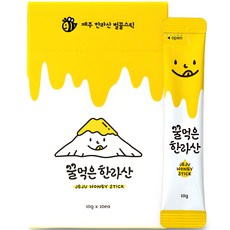 꿀먹은 한라산 천연 벌꿀 스틱, 100g, 1개