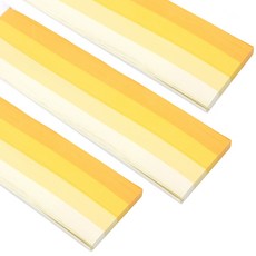 별접기 종이접기 옐로 그라데이션 색상 1620매, 1620개, 4색