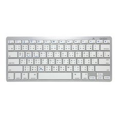 【JPB】超薄靜音藍芽鍵盤 剪刀腳及人體工學設計 超薄靜音 藍芽5.0 台灣公司貨, 白色