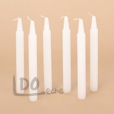 도레체 연꽃 모양 제사 기도용 양초 6개입 상조양초, 1개