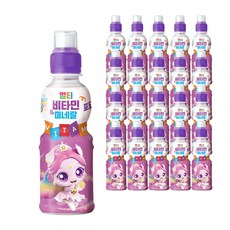 캐치티니핑 멀티비타민 미네랄 포도맛 음료 오로라핑, 200ml, 12개