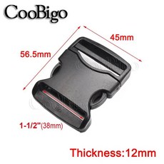 파라코드 32mm 웨빙 릴리스 액세서리 가방 38mm 20mm 전술 50mm 남성용 스트랩 플라스틱 클립 버클 팔찌 25mm 벨트, [01] 1pc, WebbingSize 38mm, 1개