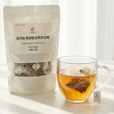 초온재 흑하랑 꿀잠 상추차 티백 국내산 자연친화 유기농 재배, 1개, 10개입, 1.5g