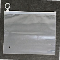 투명 슬라이드 고리형 지퍼백 수납 파우치 2x7cm JBWFHBP1B, 본상품