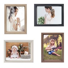 나무 액자 우드 원목 미니 소형 스탠드 탁상 용 결혼식 셀프 웨딩 포토 테이블 프레임 틀 가족 결혼식 A3 A4 20R A2 5x7 4x6 8x10 사이즈 빈액자 상장 사진 제작, 인화출력