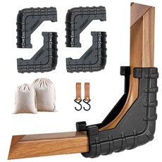 OP1-0703-01 의자보호캡 1 4개 / 윙, 블랙, 1세트