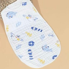 六層紗防踢被 透氣吸汗四層泡泡紗睡袋 背心式嬰兒睡袋 寶寶睡袋 背心式防踢被