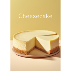 치즈 케이크 빈티지하고 감성적인 사진 포토 액자 홈인테리어 방꾸미기 카페 포스터 A2 A3 A4 01, 06