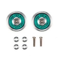 (95688) 타미야 미니카 HG 19mm 알루미늄 베어링 롤러 무링 그린 TMAC, 1개