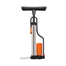 자전거 휴대용 소형 펌프, 1개, 은색