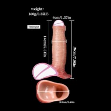 성인용 특대형 연장형 남성용 속이 빈 양봉기구, 1개, 소형