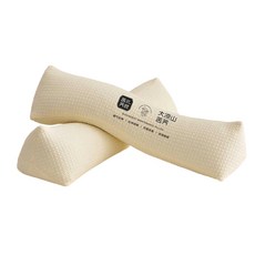 大涼山苦蕎蕎麥殼枕頭，護頸椎助眠枕，透氣吸濕，高度可調節，舒適親膚, 米色三角, 1個