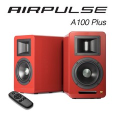 AIRPULSE A100 Plus 主動式音箱 2.0聲道 監聽喇叭, 紅色