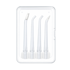 퓨어스텐 휴대용 무선 구강세정기 전용 노즐 팁 4종 세트, 화이트, 퓨어스텐 노즐 팁 4종 세트