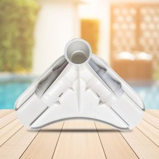 급수장치 수영장 프레임 코너 지지대 플라스틱 브래킷 교체 부품 (지상