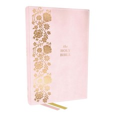 (영문도서)KJV Personal Size Large Print End-Of-Verse Reference Bible Pink Leather... Imitation Leather, Thomas Nelson, English, 9781400347889