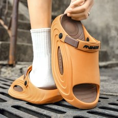 Modern Fashion 남자 발편한 쿠션 슬리퍼 컬러감 스트랩 샌들 W82