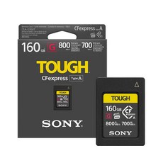 소니 CEA-G160T CFexpress Type-A TOUGH 메모리 리퍼품, 160GB, 1개