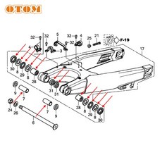 오토바이 리어 서스펜션 스윙 암 부싱 베어링 오일 씰 키트 유지 보수 혼다 CRF250R