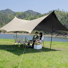 대형 블랙코팅타프 자외선 차단 210D 옥스포드 타프 캠핑타프