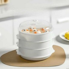 전자레인지 특수 찜기 식품 스팀 뜨거운 음식 찜기, 1개