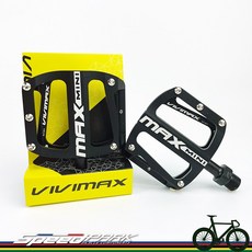 速度公園 Vivimax MAX MINI-19 踏板 止滑釘 輕量化 小踏面 鋁合金 自潤軸承 黑色, 1個