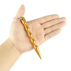 차량 유리 파괴 휴대용 열쇠고리 호신 용품 쿠보탄 후추스프레이 호신용, 실버