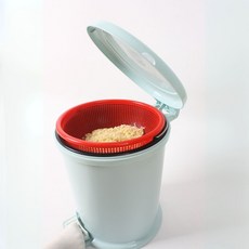페달형 라면 국물 처리통 음식물 쓰레기통 편의점 카페 라면국물통 13L, 1개
