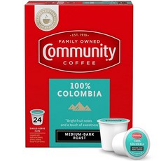 Community Coffee 뉴 올리언스 블렌드 72개 커피 포드 스페셜 다크 로스트 큐리그 2.0 K컵 브루어와 호환 12개 (6팩), 100% 콜롬비아