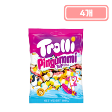 트롤리 핑구미 펭귄모양 젤리, 100g, 4개