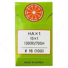 [청라핸즈] 가정용 미싱바늘 HA 16호 (16-148)
