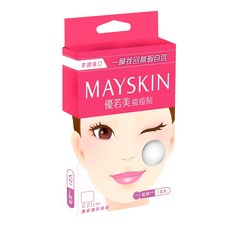 MAYSKIN 優若美痘痘貼 1.5cm 吸收型 隱形痘痘貼 12入, 1組