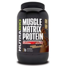 Nutrabio 肌肉矩陣荷蘭巧克力蛋白粉, 1個, 907g