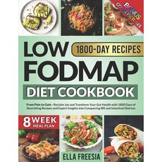 (영문도서) Low FODMAP Diet Cookbook - From Pain to Gain: Reclaim Joy and Transform Your Gut Health with ... Paperback, Independently Published, English, 9798875698514
