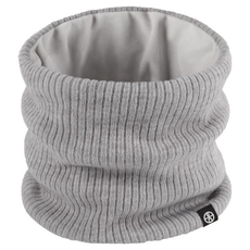 雙層針織保暖圍脖 彈性防風脖套 柔軟親膚多功能圍巾 淺灰色, 1個, 【現貨】淺灰色