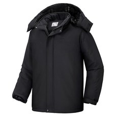 CAMEL CROWN 남성용 산악 스키 스노우 재킷 방수 겨울 코트 스노우보드 윈드브레이커 방풍 따뜻한 후드 스노우 코트 블랙.