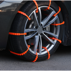 LUCHE 자동차 일회용 케이블타이 스노우체인, 20개