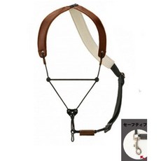 BREATHTAKING 日本小牛皮薩克斯風揹帶 - 須川展也推薦 - 台灣代理公司貨, 黑_M/ 安全鉤