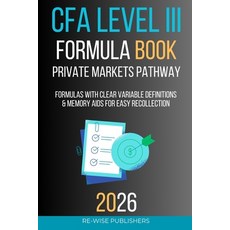 (英文圖書)CFA Level III Formula Book: Private Markets Pathway 平裝版, Independently Published, English, Paperback