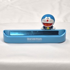 도라에몽 차량 주차번호판 캐릭터 전화번호 자동차 인테리어 새차선물, 1개, 파랑