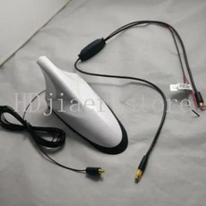 기능이 강화된 신호 안테나를 갖춘 상어 지느러미 자동차 고이득 디지털, 3. White