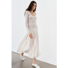 ZARA 자라 엑스트라 파인 니트 탑 - 화이트 121789