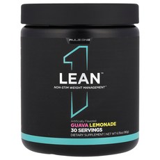 Rule One Proteins Lean™ 비자극성 체중 관리 구아바 레모네이드 맛 (6.35oz), 1개, 180g