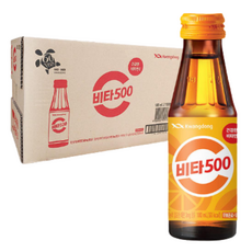 광동 비타민음료 비타500, 100ml, 100개입