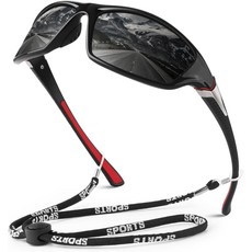 남성용 여성용 편광 스포츠 선글라스 낚시 운전 직사각형 고글 UV400