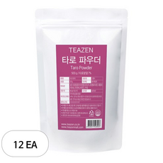 티젠 타로 파우더, 500g, 1개입, 12개, 500g