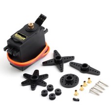 MG995 서보모터 55g 메탈기어 고토크 스탠다드 서보 - 로봇 RC카 드론 기계팔용 180도 정밀 제어 서보