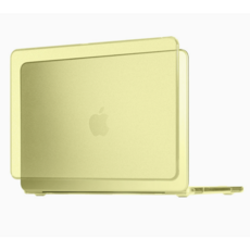 AWA 맥북네오케이스 하드케이스 Macbook neo A3404, 1개, 옐로우